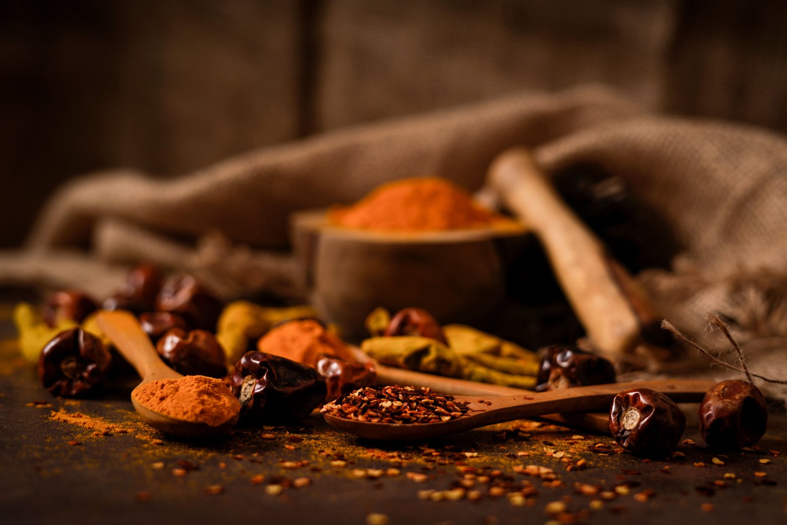 Natural spices and herbs