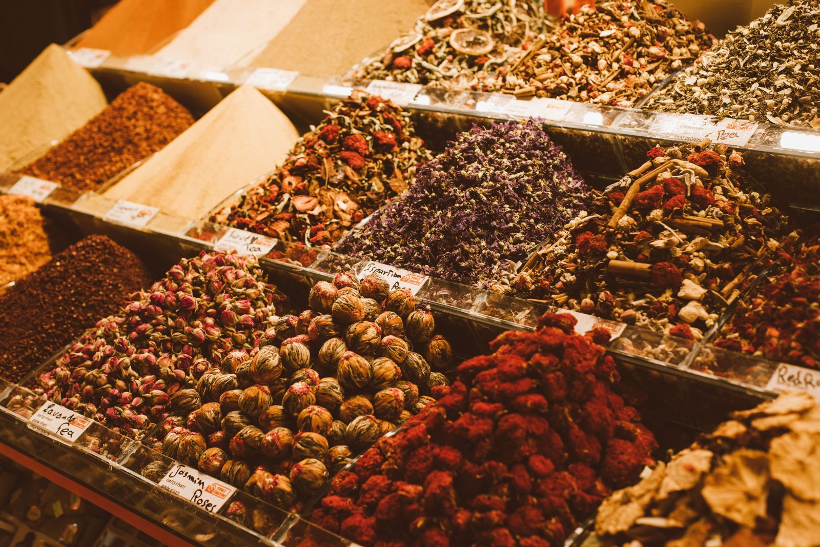 A rich collection of aromatic spices